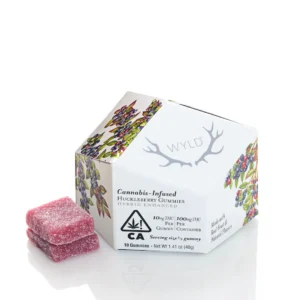 WYLD Huckleberry Hybrid Enhanced Gummies 100mg