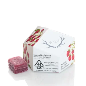 WYLD Raspberry Sativa Enhanced Gummies